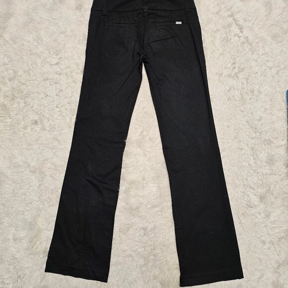 Guess Jeans Women's Black Low Rise Boot Cut Pants Size: 24 - Picture 3 of 8